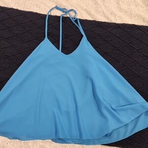2/15$Blue Spaghetti Strap Top